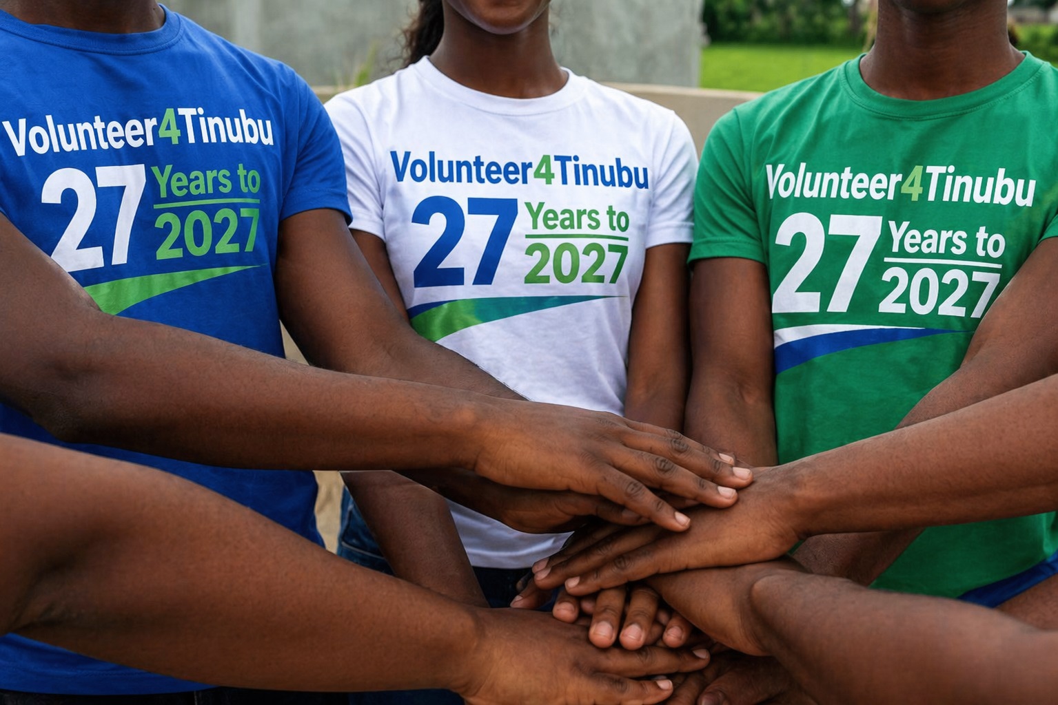 Campaign volunteers in action